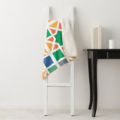 Andalusian Tiles 4 Sherpa Deken (In situ)