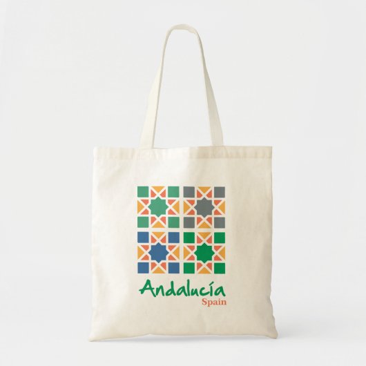 Andalusian Tiles 4 Tote Bag (Voorkant)
