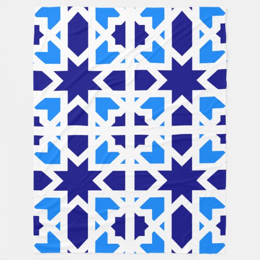 Andalusian Tiles 6 Fleece Deken (Voorkant)