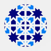 Andalusian Tiles 6 Metalen Ornament (Achterkant)