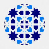 Andalusian Tiles 6 Metalen Ornament (Voorkant)