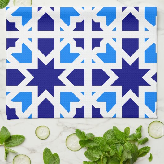 Andalusian Tiles 6 Theedoek (Gevouwen)