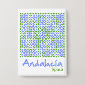 Andalusian Tiles 7 Button (Voorkant)