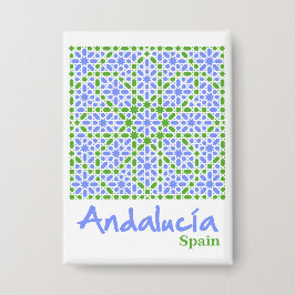 Andalusian Tiles 7 Button