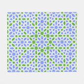 Andalusian Tiles 7 Fleece Deken (Voorkant (Horizontaal))