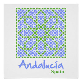 Andalusian Tiles 7 Perfect Poster