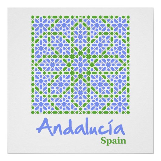 Andalusian Tiles 7 Perfect Poster (Voorkant)