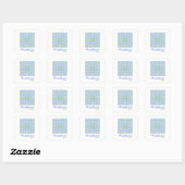 Andalusian Tiles 7 Vierkante Sticker (Vel)