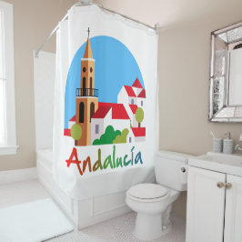 Andalusië 1 douchegordijn