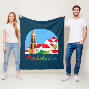 Andalusië 1 fleece deken