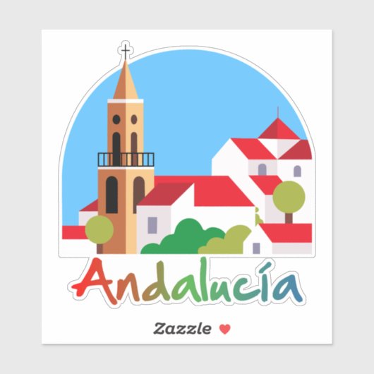 Andalusië 1 sticker (Vel)
