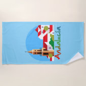 Andalusië 1 strandlaken (Voorkant)
