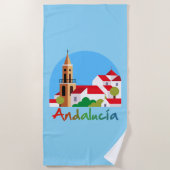 Andalusië 1 strandlaken (Voorkant)