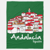 Andalusië 2 fleece deken (Voorkant)