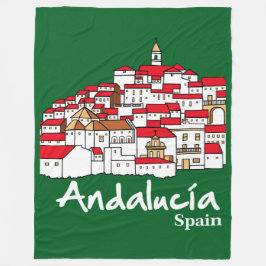 Andalusië 2 fleece deken