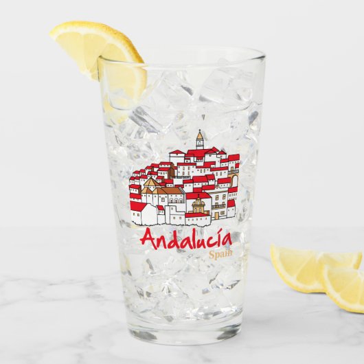 Andalusië 2 glas (Voorkant ijs)