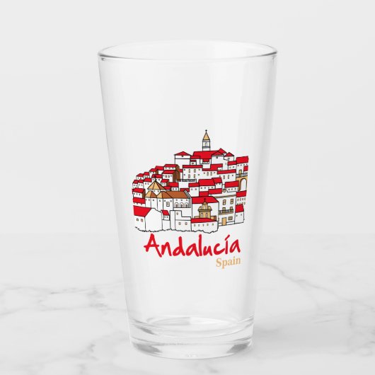 Andalusië 2 glas (Voorkant)