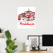 Andalusië 2 poster (Thuiskantoor)