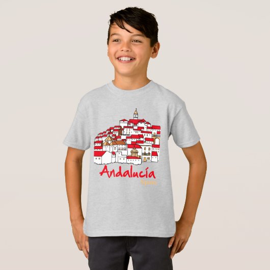 Andalusië 2 t-shirt (Voorkant volledig)
