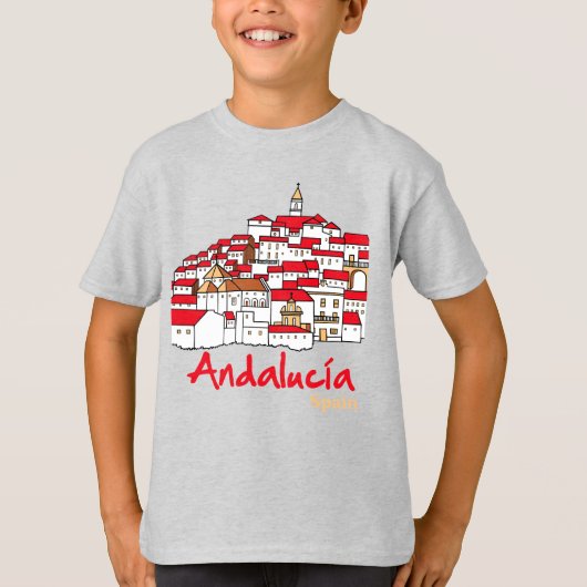 Andalusië 2 t-shirt (Voorkant)