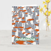 Andalusië 3 kaart (Gele Bloem)
