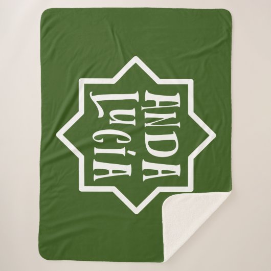 Andalusië 5 sherpa deken (Voorkant)