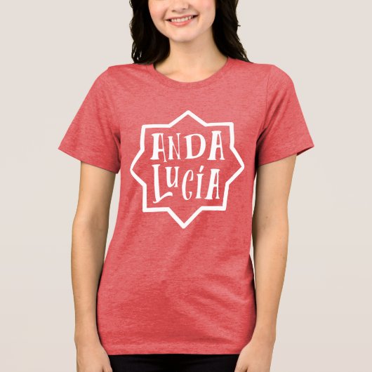 Andalusië 5 Tri-Blend shirt (Voorkant)