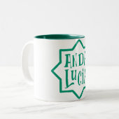 Andalusië 5 tweekleurige koffiemok (Voorkant links)