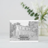 Andalusië - Huis van Flannery O'Connor Briefkaart (Staand voorkant)