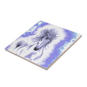 Andalusië in blauw tegeltje (Zijkant)