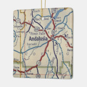 Andalusië kaart keramisch ornament (Links)