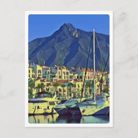 Andalusië - MARBELLA - panorama Briefkaart (Voorkant)