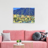 Andalusië - MARBELLA - panorama Canvas Afdruk (Insitu (Woonkamer))