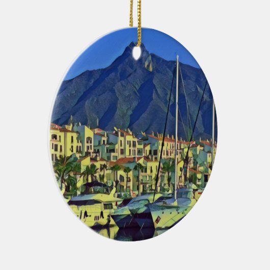 Andalusië - MARBELLA - panorama Keramisch Ornament (Rechts)