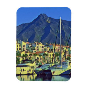 Andalusië - MARBELLA - panorama Magneet