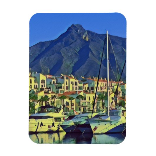 Andalusië - MARBELLA - panorama Magneet (Verticaal)