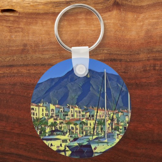 Andalusië - MARBELLA - panorama Sleutelhanger (Voorkant)