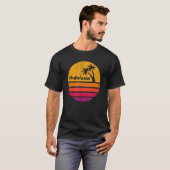 Andalusië Retro Style 70-80's  palmboom Su T-shirt (Voorkant volledig)