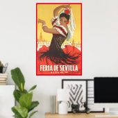 Andalusië, sevilla poster (Thuiskantoor)