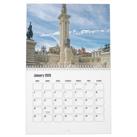 Andalusië-Spanje Kalender (Jan 2026)