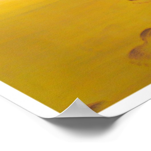 Andalusië Spanje poster van oud reizen (Hoek)