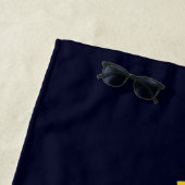 Andalusië Spanje Retrokaart  Flamenco Vakantie Strandlaken (In situ)