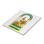 Andalusië (Spanje) Wapenmunt Tegeltje (Zijkant)