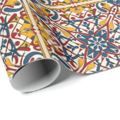 Andalusisch-Marokkaanse mozaïek zellige Cadeaupapier (Rol Hoek)