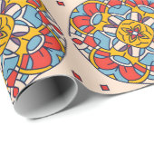 Andalusisch-Marokkaanse mozaïeken boogcirkel Cadeaupapier (Rol Hoek)