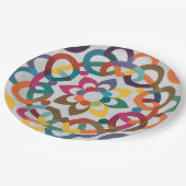 Andalusisch-Marokkaanse mozaïeken Papieren Bordje (Gekanteld)