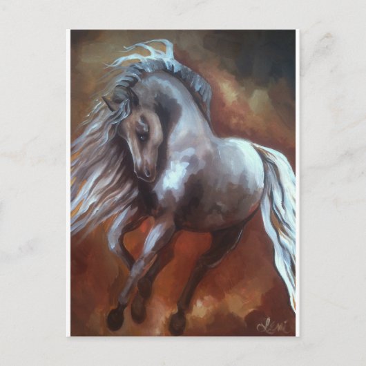 Andalusisch paard door Leni Tarleton Briefkaart (Voorkant)