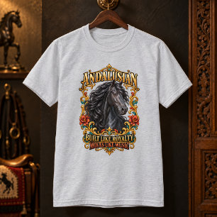 Andalusisch Paard Gebouwd Als Koninklijkheid T-shirt