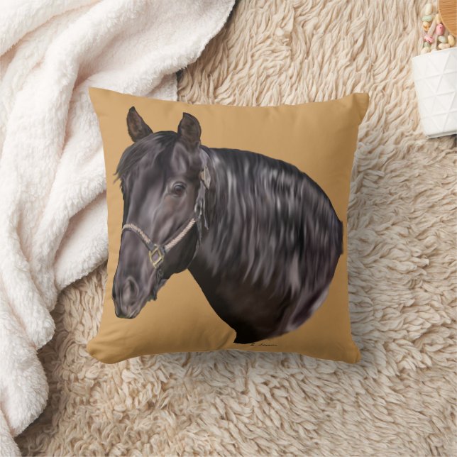 Andalusisch paard kunstprint kussen (Deken)