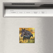 Andalusisch Paard Print Magneet (Insitu (Vaatwasser))